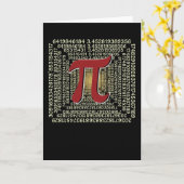 Wiskunde Pi Kaart (Gele Bloem)