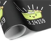 Wiskunde Pi Nummer Funny Pie Dark BG Cadeaupapier (Rol Hoek)