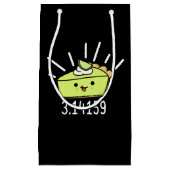 Wiskunde Pi Nummer Funny Pie Dark BG Klein Cadeauzakje (Voorkant)