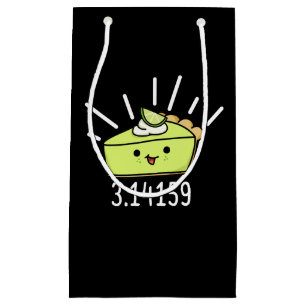 Wiskunde Pi Nummer Funny Pie Dark BG Klein Cadeauzakje