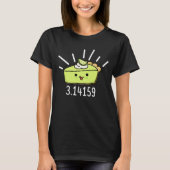 Wiskunde Pi Nummer Funny Pie Dark BG T-shirt (Voorkant)