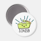 Wiskunde Pi Nummer Funny Pie Pun Magneet (Voorkant / Achterkant)