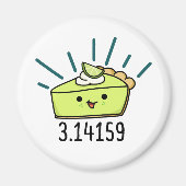 Wiskunde Pi Nummer Funny Pie Pun Magneet (Voorkant)