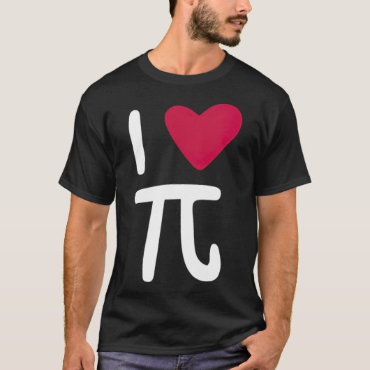 Wiskunde Pi rodeo tina T-shirt (Voorkant)