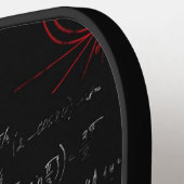 Wiskunde Pickleball Paddle (Links Detail)