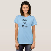 Wiskunde Pirate Girl's T-shirt (Voorkant volledig)
