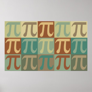 Wiskunde Pop Art Poster