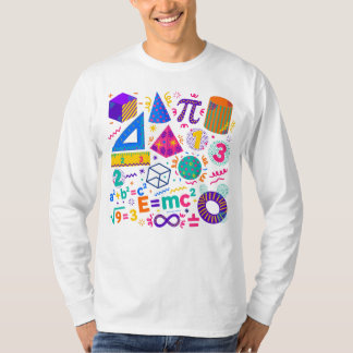 Wiskunde Pop Regenboog T-shirt