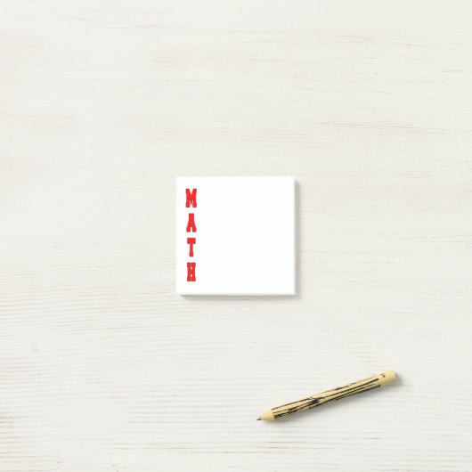 Wiskunde Post-it® Notes (Op bureau)