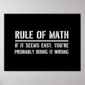 Wiskunde Poster (Voorkant)