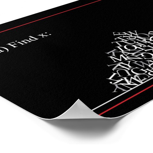 Wiskunde Poster (Hoek)