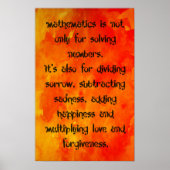 wiskunde poster (Voorkant)