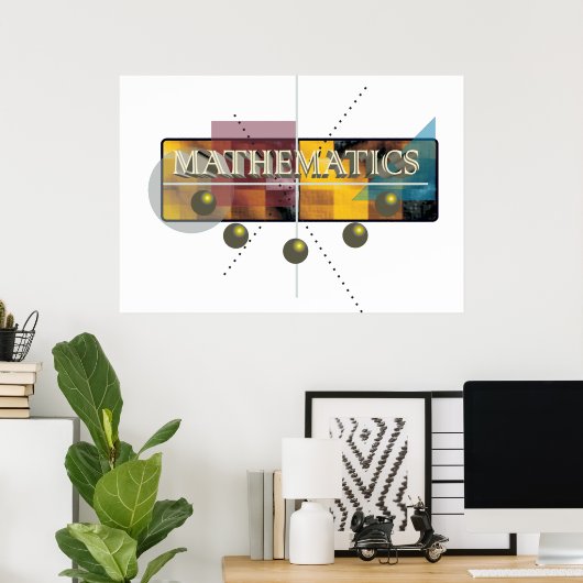 wiskunde poster (Thuiskantoor)