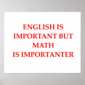 wiskunde poster (Voorkant)