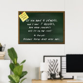 Wiskunde Poster - Hoe ik de problemen van Wiskunde (Thuiskantoor)