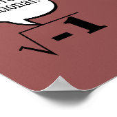 Wiskunde poster-irrationele en reële getallen poster (Hoek)