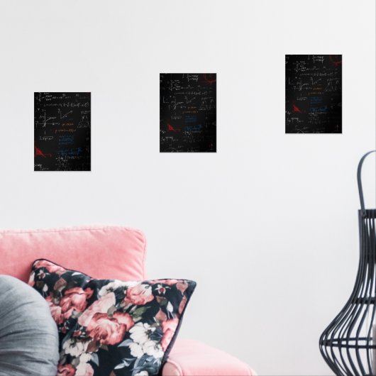 Wiskunde Poster Muurkunst Sets (Woonkamer)