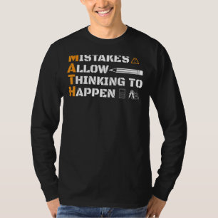 Wiskunde Potlood Calculator T-shirt