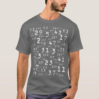 Wiskunde Premier Numbers T-shirt