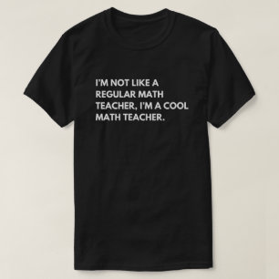Wiskunde Professor Grappige Leraar T-shirt