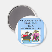 WISKUNDE psychologie grap Magneet (Voorkant / Achterkant)