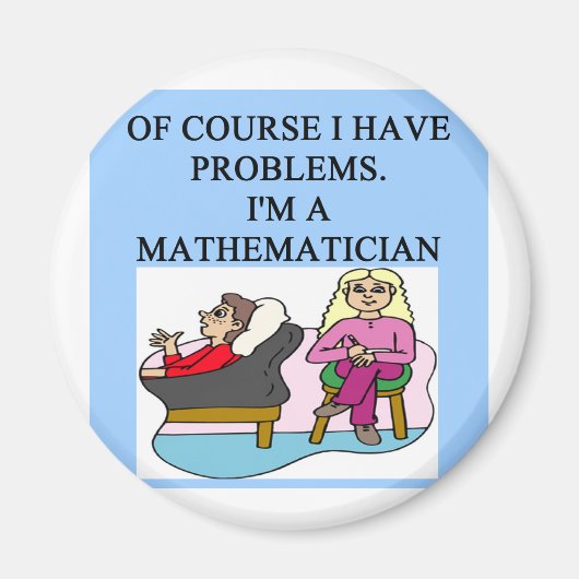 WISKUNDE psychologie grap Magneet (Voorkant)