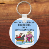 WISKUNDE psychologie grap Sleutelhanger (Voorkant)