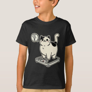 Wiskunde Pun Cat I Overate Ik Over 8 Grappige Wisk T-shirt