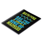 Wiskunde Pun First SINE of Madness Notitieboek (Linkerzijde)