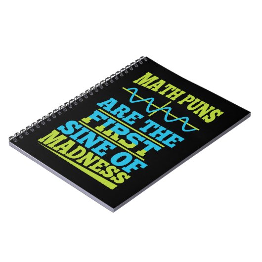 Wiskunde Pun First SINE of Madness Notitieboek (Linkerzijde)