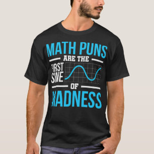 WISKUNDE PUNS IS DE EERSTE SINE VAN MADNESS Mustan T-shirt