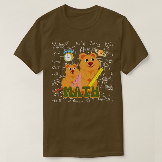 wiskunde quota t-shirt (Design voorkant)