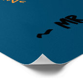 Wiskunde Quote Poster Waarschuwing: Wiskunde Zone (Hoek)