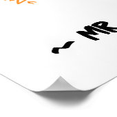 Wiskunde Quote Poster Waarschuwing: Wiskunde Zone  (Hoek)