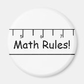 Wiskunde regels! magneet (Voorkant)