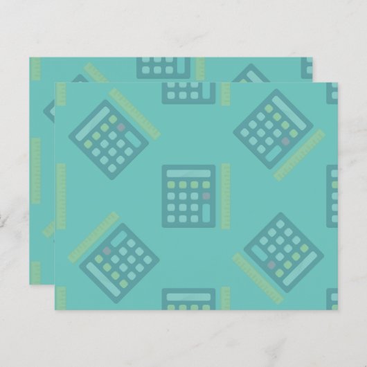 Wiskunde rekenmachines (Voorkant / Achterkant)