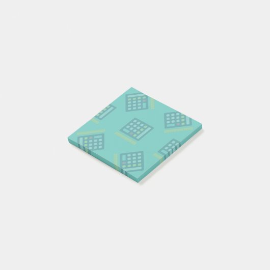 Wiskunde rekenmachines post-it® notes (Schuin)