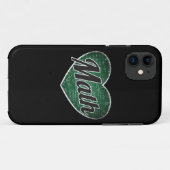 Wiskunde Retro Heart Blackboard Love Case-Mate iPhone Case (Achterkant (horizontaal))