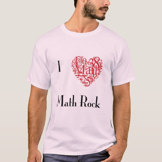 Wiskunde Rock Long T-shirt (Voorkant)