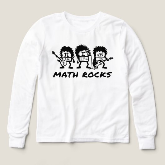 Wiskunde Rocks Academische Rockband Humor (Voorkant)