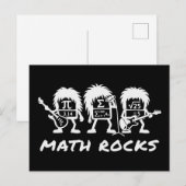 Wiskunde Rocks Academische Rockband Humor Briefkaart (Voorkant / Achterkant)