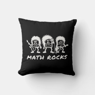 Wiskunde Rocks Academische Rockband Humor Kussen