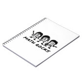 Wiskunde Rocks Academische Rockband Humor Notitieboek (Linkerzijde)