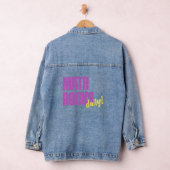 Wiskunde Rocks Daily! koel Denim Jacket (Hangar)