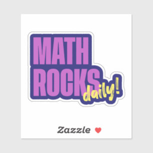 Wiskunde Rocks Daily Sticker
