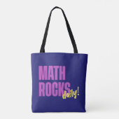 Wiskunde Rocks Daily Teacher Tote Bag (Achterkant)