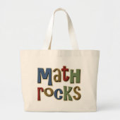 Wiskunde Rocks Grote Tote Bag (Voorkant)