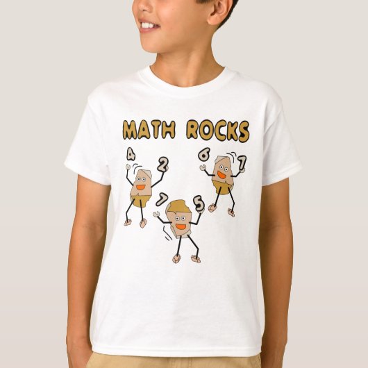 Wiskunde Rocks T-shirt (Voorkant)