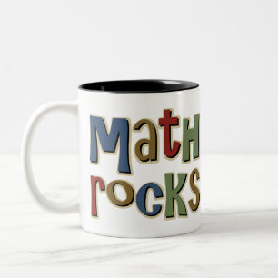 Wiskunde Rocks Tweekleurige Koffiemok