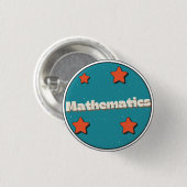 Wiskunde Ronde Button 3,2 Cm (Voorkant /achterkant)